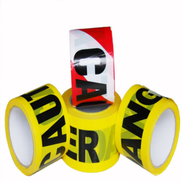 Yellow and Black PE Warning Caution Tape